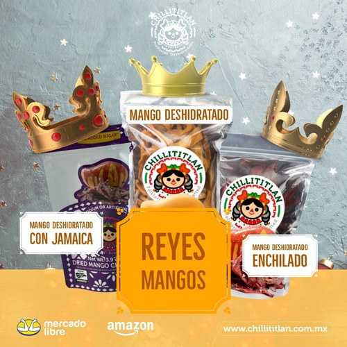 Paquete Los Reyes Mangos 3 Bolsas De Mango Diferente Present