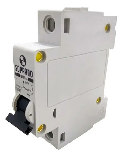 Disjuntor Unipolar Din Curva C 3ka 20a 12 Peças