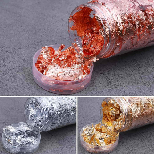 Folha De Metal De Molde De Silicone Em Folha De Ouro Para