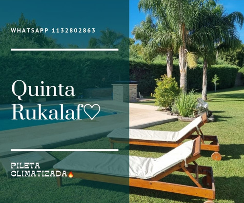 Quinta Rukalaf Pileta Climatizada