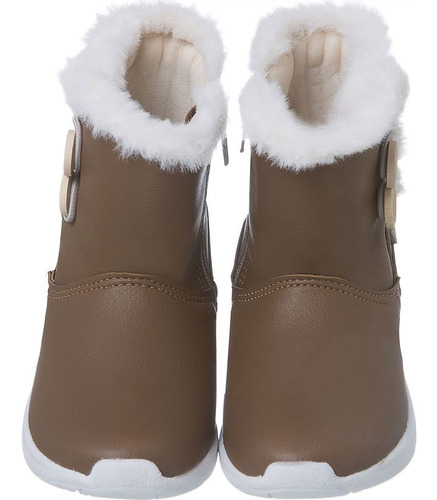 Imagem 5 de 6 de Bota Ugg Infantil Ortopasso Menina Marrom Pelo