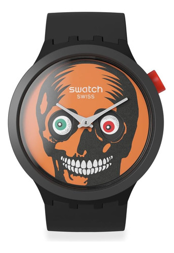Reloj Swatch Unisex Casual Negro De Cuarzo Biocerámico Its S