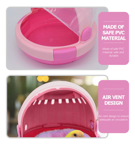 Jaula De Mano Portátil Con Hamaca Para Hamster