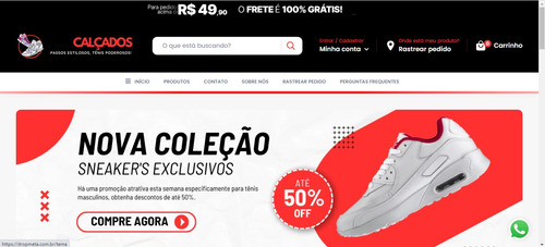 Tema Dropmeta 4.9.3 + Atualizações 2024 Para Shopify/yampi