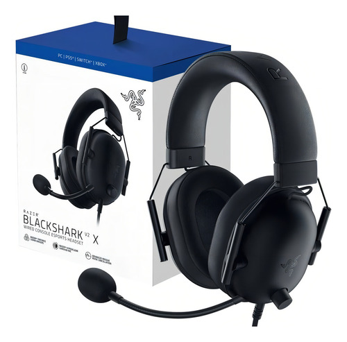 Auriculares Razer Blackshark V2 X Ps5 Multi-plataform Black