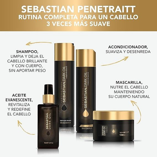 Sebastian Dark Oil Lightweight Shampoo 250ml