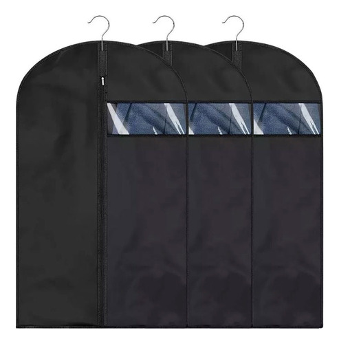 Set De 3 Porta Trajes 60x100 Funda Vestido Saco Camisa Ropa