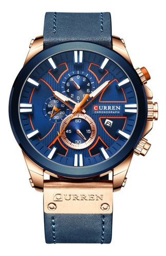 Reloj Para Hombre Curren Krec8303 Krec8303 Azul