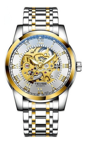 Relojes Mecánicos Luminosos De Acero Inoxidable Tevise 9005d