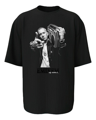 Remera Oversize Eminen - Remeron Hip Hop Eminem 