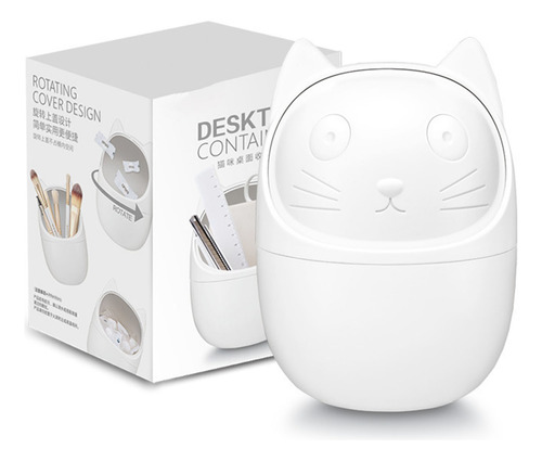 (w) Mini Cubo De Basura Plegable De Escritorio Con Dibujos A