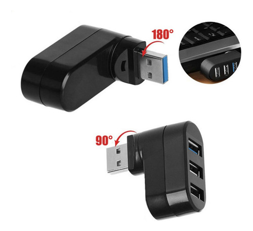 Hub Usb 3.0 Com 3 Portas, Divisor Usb 2.0 Para Air Pro