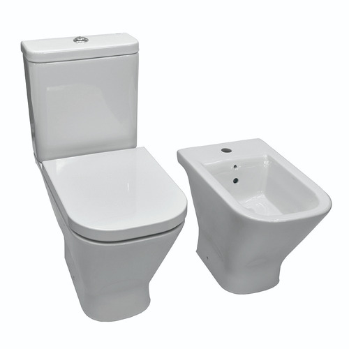 Juego Baño Roca The Gap Indoro + Deposito Dual + Bidet