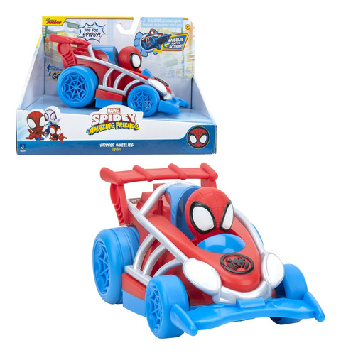 Pull Back Vehiculo Spidey Webbed Wheelies - Marvel Spidey