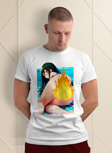 Playera Ha Hentai Ahegao Tsuyu Asui Hero Academia P279