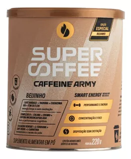 Supercoffee 3.0 Caffeine Army Super Coffee 220g Nova Formula Sabor Beijinho