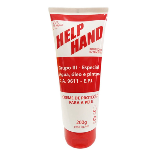 Creme  De Proteção Para As Mãos Help Hand Grupo 3 200g