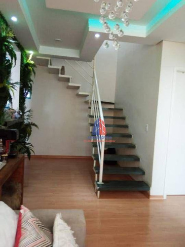 Imagem 9 de 30 de Cobertura Com 2 Dormitórios À Venda, 116 M² Por R$ 320.000,00 - Vila Belvedere - Americana/sp - Co0007