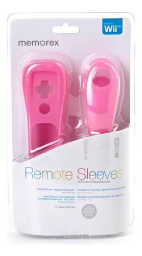 Silicone De Proteção Para Wii Remote E Nunchuk Rosa Memorex