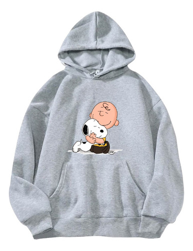 Poleron Charlie Brown Snoopy Perro Amigos Peanuts  Gorro