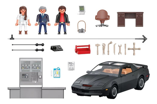 Figura Armable Playmobil Knight Rider El Coche Fantástico