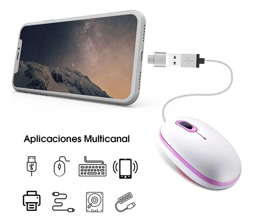 Kit 2 Adaptadores Otg Usb-c A Usb-a Multifuncional Plata