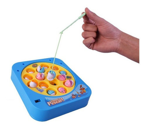 Imagen 2 de 8 de Juego De Mesa Vamos A Pescar El Duende Azul 7469 18 Cm