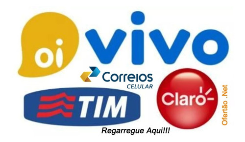 Imagem 4 de 4 de Recarga Celular Online Vivo Claro Tim Oi Correios R$ 20,00