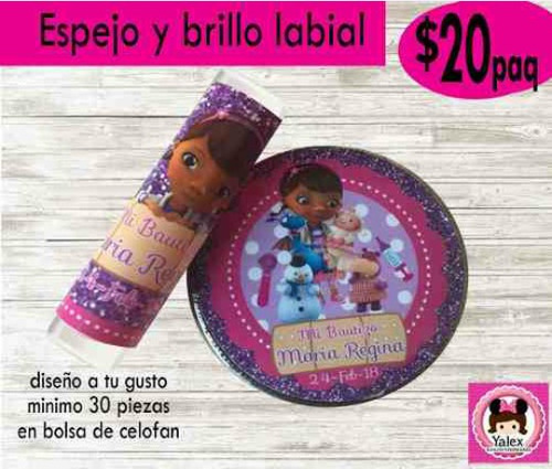 Espejo Y Brillo Labial Personalizado De Bolsillo Recuerdo