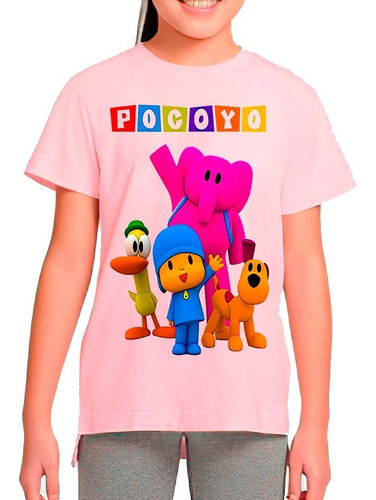 Polera Estampada Pocoyo 100% Algodón Unisex Exclusivo C-100