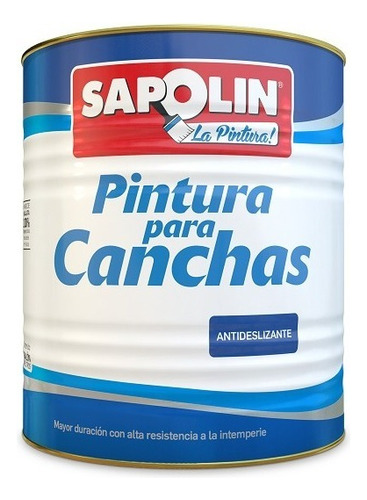 Pintura Para Canchas 1 Galón - L  Color Rojo