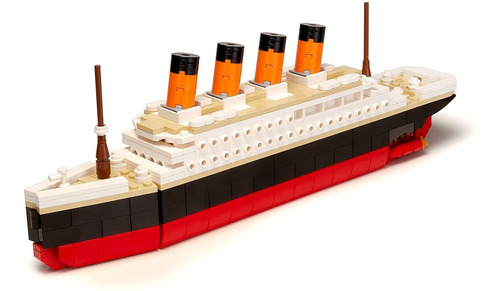 Modelo De Barco Titanic Brick Loot En Bloques, 390 Piezas