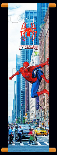 Cuadro Banner Spiderman El Hombre Araña - Listos Para Colgar