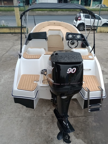 Lancha 18 Pés Rs 180 Com Motor Mercury 100 Hp 4 Tempos 0km