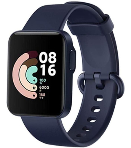 Combo Deportivo De Correa + Case Para Xiaomi Mi Watch Lite Azul Oscuro