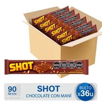 Comprar Caja Chocolate De Leche Con Mani Shot Pack - Mejor Precio