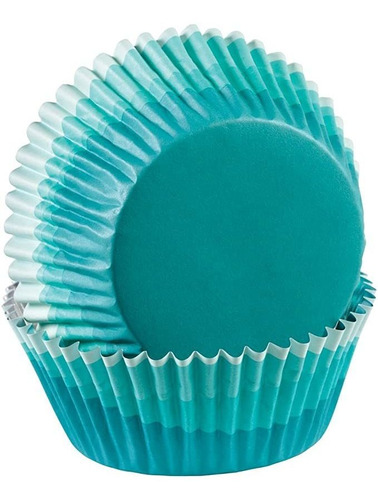 Wilton Colorcup Standard Baking Copas, Azul Ombre, 36-pack (