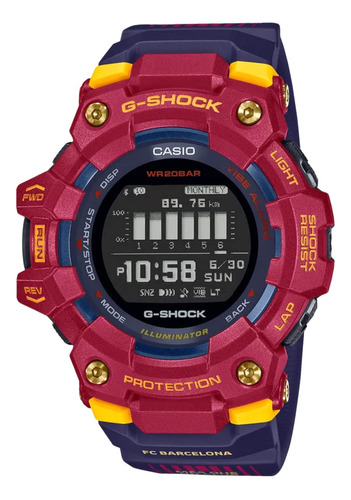 G-shock Reloj Unisex Gbd100bar-4 Barcelona Match Day Unisex.