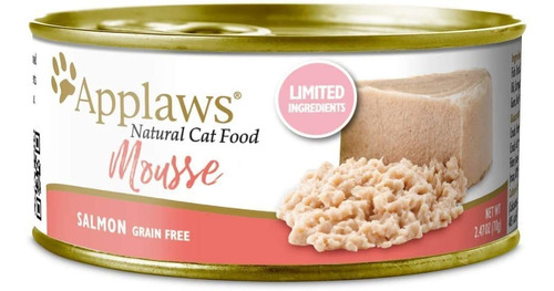 Applaws Salmon Mousse Comida Enlatada Para Gatos 2.47 Onzas,