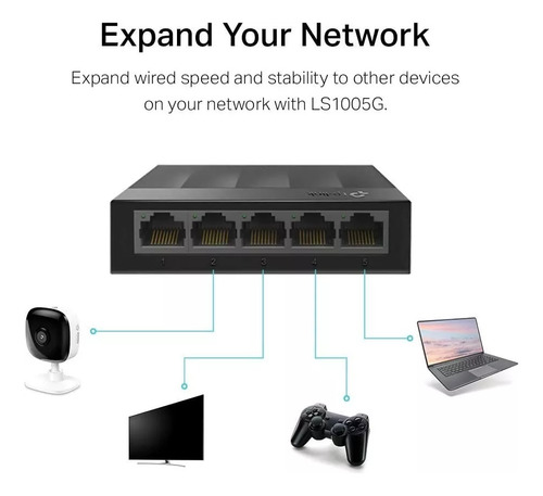 Switch Tp Link 5 Puerto Gigabit