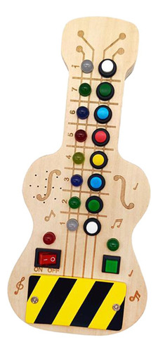 Guitarra De Madera, Tablero Musical Ocupado, Juguete Para
