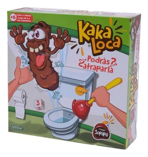 Juego De Mesa Kaka Loca Podras Atraparla? Ditoys