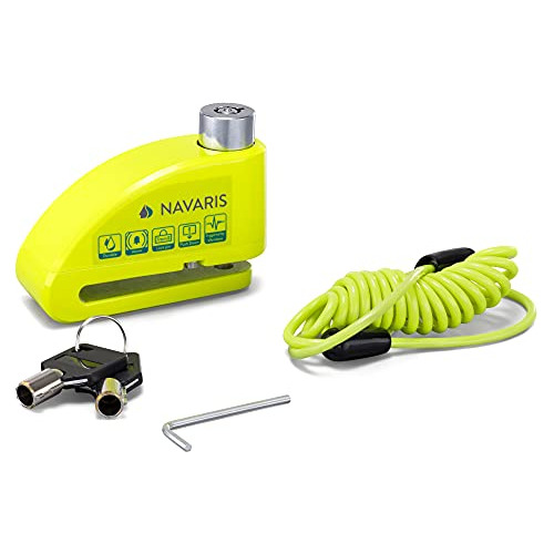 Candado De Disco Alarma Motocicleta - 110db, Bloqueo An...