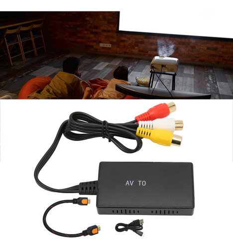Convertidor De Interfaz Multimedia Av A Hd Con Hd