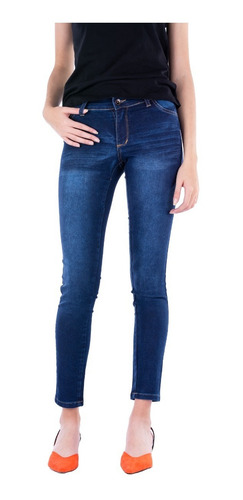 Jean Chupin Mujer Elastizado / Tiro Medio - Blue Air Jeans