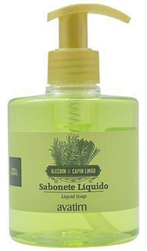 Sabonete Liquido Alecrim & Capim Limão 350 Ml