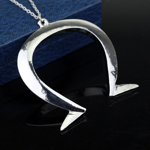 Collar De Cadena Larga Con Forma De Herradura De