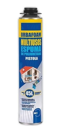 Espuma Poliuretano 750 Ml Para Pistola De Aplicar Fell - Tyt