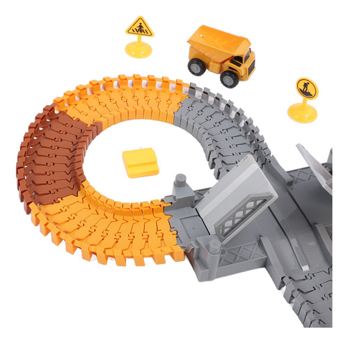 Juguete De Construcción De Pistas De Carreras Para Niños, Mo