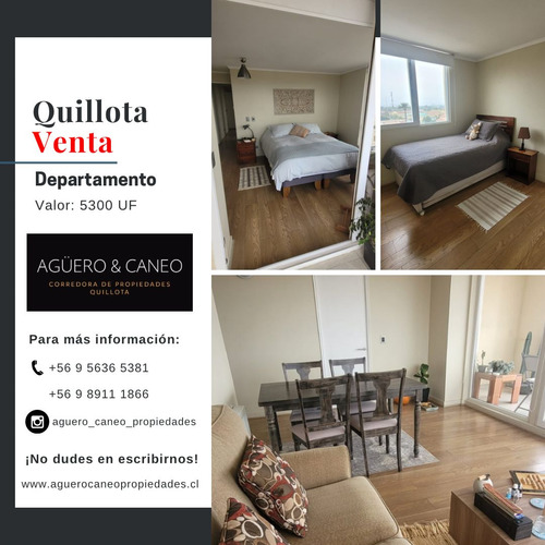 Venta Departamento Tricentenario Quillota